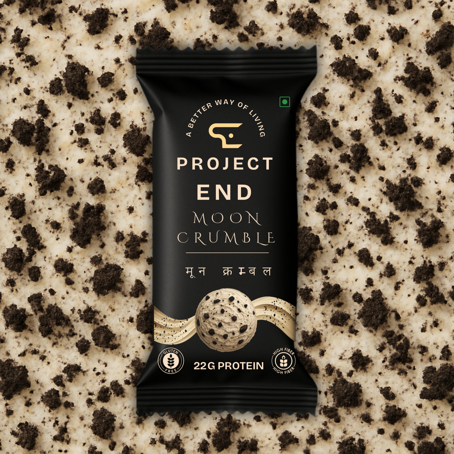 MOON CRUMBLE BAR - PACK OF 6 (60G EACH)