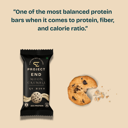 MOON CRUMBLE BAR - PACK OF 6 (60G EACH)